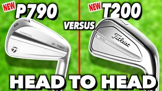 TaylorMade P790 v Titleist T200 Irons  The Best Irons for Average Golfers [upl. by Kennith]