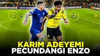 MOMEN GOL SOLO RUN KARIM ADEYEMI PECUNDANGI ENZO FERNANDEZ [upl. by Caylor469]