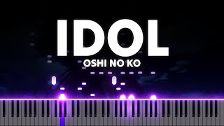 Animenz Oshi no Ko  Idol OP 1 Piano Cover  YOASOBI [upl. by Irianat]