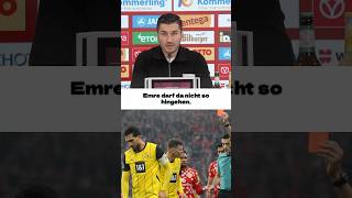 „Emre darf da nicht so hingehen“  Nuri Sahin über die rote Karte von Emre Can gegen Mainz [upl. by Anaidni]