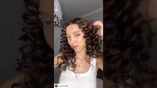 Mandal ile saç dalgası mı 😱 hairstyle hairstyle hairvideo [upl. by Launam]