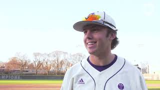 Baseball vs Bucknell Postgame Interview 04032023 [upl. by Cyler]