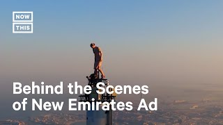 Emirates Ad Shot on Top of World’s Tallest Building [upl. by Comras]