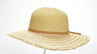 Hat  Womens Beige Floppy Brim 45quot  Sun N Sand  HH3193 [upl. by Cariotta618]