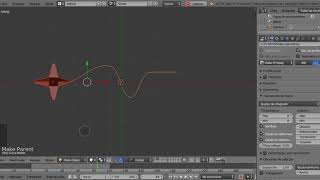 Animate a plane with bezier curves Blender 3D [upl. by Eicam]