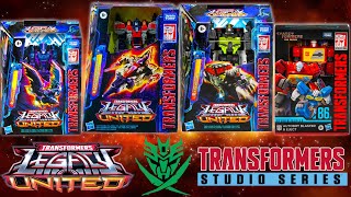 HUGE Transformers LEGACY United REVEALS ROTF LOCKDOWN SS86 BLASTER Cybertron STARSCREAM amp MORE [upl. by Uv505]