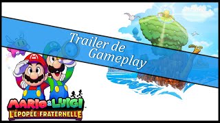 Trailer de gameplay MARIO ET LUIGI LEPOPEE FRATERNELLE en Vostfr [upl. by Mchale583]