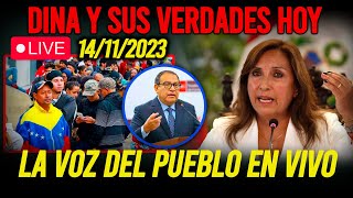 🔴DINA Y SUS VERDADES OTAROLA EXTRANJEROS HERMANO DE DINA EN VIVO LA VOZ DEL PUEBLO HOY 14112023 [upl. by Idnyc465]