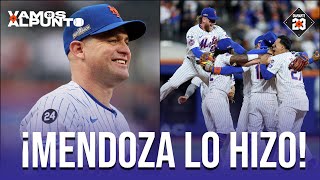 METS A LA SERIE DE CAMPEONATO Carlos Mendoza Lindor y compañía ELIMINAN a Phillies  DIAMANTE 23 [upl. by Ellerred]