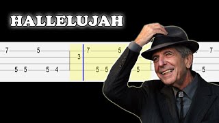 Leonard Cohen  Hallelujah Easy Ukulele Tabs Tutorial [upl. by Pages]