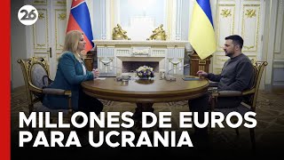 Los ciudadanos eslovacos recaudan millones de euros para ayudar a Ucrania [upl. by Any]