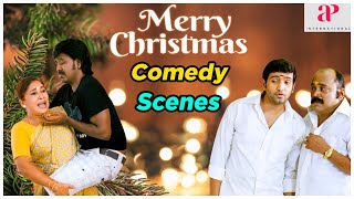 Christmas Special Comedy Scenes  Kanchana  Vanavarayan Vallavarayan  Raghava Lawrence [upl. by Sirtimid]