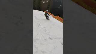 Snowboard Dubok cruising 171219 Bukovel [upl. by Anyotal792]