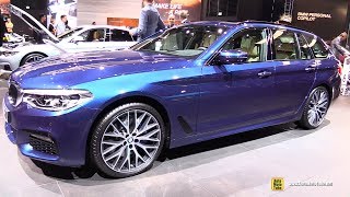 2018 BMW 530d Touring xDrive MSport  Exterior and Interior Walkaround  2017 Frankfurt Auto Show [upl. by Kealey360]