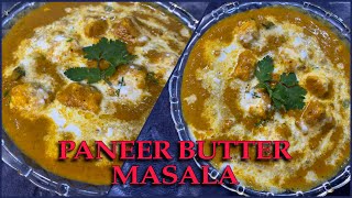 PANEER BUTTER MASALA  Hotel style  Paneer recipe [upl. by Aubine]