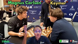 The high standards Magnus Carlsen has set for himself  Carlsen vs Keymer  Commentary by Sagar [upl. by Amsa]