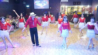 Dancing All Night Line Dance 2nd uploadBy Lily Liu [upl. by Llehsal]