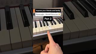 Part 2 Passacaglia  HandelHalvorsen 🤯 Easy Piano Tutorial piano tutorial passacaglia [upl. by Nilram145]