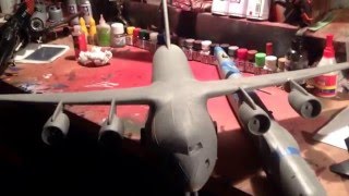 Massive Model Aircraft Anigrand 172 C17 Globemaster [upl. by Nnil]