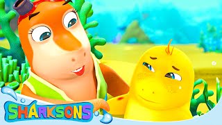 Boo Boo Song  The Sharksons  Songs for Kids  Nursery Rhymes amp Kids Songs [upl. by Woodhead778]