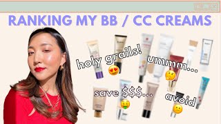 Ranking My Full BBCC Cream Collection  Holy Grails to Fails  glowwithava [upl. by Ogawa294]