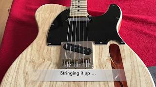 Building a Warmoth Telecaster [upl. by Neelsaj]