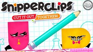 Cut It Out Together  Snipperclips Single Player Gameplay  Noisy Notebook Walkthrough [upl. by Emelda]