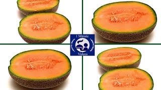 Comment Couper Épépiner et Peler un Melon  Technique Facile amp Rapide [upl. by Vastha]