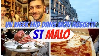 VLOG UNE JOURNÉE DANS MON ASSIETTE  WEEKEND A ST MALO [upl. by Ahsyia]