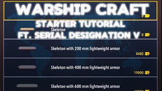 Warship craft how to get gold easy Ft Momm Serial designation V [upl. by Neicul399]