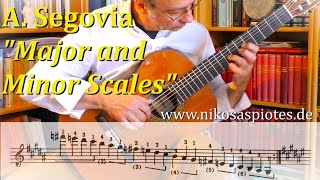 A Segovia quotDiatonic Major and Minor Scalesquot  Gitarrenunterricht in Bamberg [upl. by Ahseret]