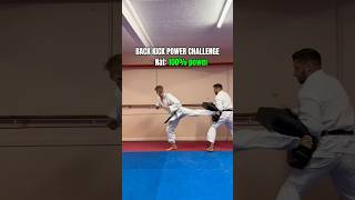 Back kick POWER CHALLENGE… [upl. by Oilcareh806]