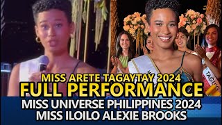 Alexie Brooks FULL PERFORMANCE  WINNING ANSWER  Miss Arete Tagaytay  Miss Universe Philippines [upl. by Filiano]