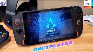 OneXPlayer 1S 1195G7  Assassins Creed Valhalla  Intel Iris Xe Performance [upl. by Lyj]