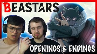 BEASTARS OPENINGS  ENDINGS REACTION  Anime OP Reaction [upl. by Lemej144]