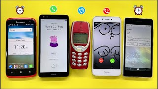 Ringing incoming call Nokia C01 Plus  Nokia 3310  Honor 6A Alarm Clock Lenovo  Microsoft [upl. by Theone]