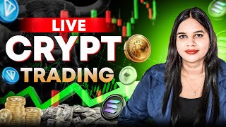 Live Trading  Crypto Trading  BTC ETH SOL  10 DEC  btc sol [upl. by Afatsuom]