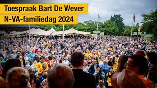 Toespraak Bart De Wever op de NVAfamiliedag 2024 [upl. by Akerehs912]