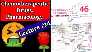 Chemotherapeutic drugs pharmacology lecture14 chapter 46 Sulfonamides chemotherapy lecture [upl. by Nhojleahcim853]