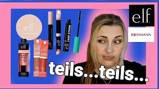 Drogerie Neuheiten testen  Review  elf Cosmetics  Mascara  Primer [upl. by Yllor737]