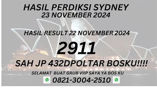 PREDIKS SIDNEY 23 NOVEMBER 2024 BOCORAN SIDNEY HARI INI RUMUS SYDNEY JITU HARI INI SDY HARI INI [upl. by Jamal]