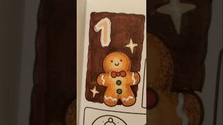 December 1st  coloring advent calendar colorwithme gingerbread christmas markers [upl. by Hteboj]