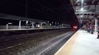 Three Evening High Speed Amtrak Trains at Hamilton NJ [upl. by Jefferey]