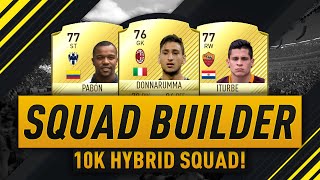 Fifa 17 CHEAP STARTER TEAM  10K FITNESS TEAM Ft Donnarumma amp More [upl. by Nawtna]