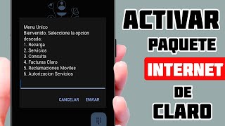 Como Activar Paquetes de INTERNET CLARO 🔴 [upl. by Notslar]