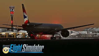 Plane Spotting London Heathrow Airport  20 Aircrafts in 10 Minutes  Ultra 4K MSFS Gameplay [upl. by Odnalro]