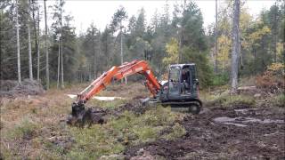 Travaux de restauration hydrologique  Tourbière du Creux au Lard 25 [upl. by Elocn]