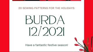 Burda 122021 First Look • All the Styles [upl. by Charmian]