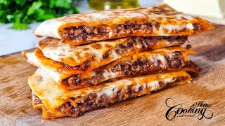 Best Beef Quesadillas  Easy and Quick Recipe [upl. by Aehsan]