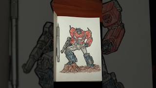 How to draw optimum prime byjollyarts shortsfeed drawing youtubeshorts viralvideo [upl. by Nottarts]